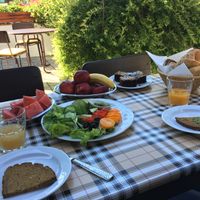Generous Breakfast (for hotel guests) at Pizzaria Banderas in Bayerisch Eisenstein
