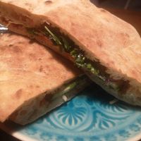 sicilian sandwich at Pizzaria Banderas in Bayerisch Eisenstein