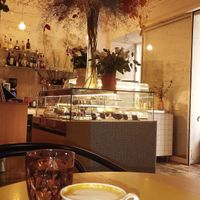 Oat milk cappuccino. at Makramè in Ljubljana