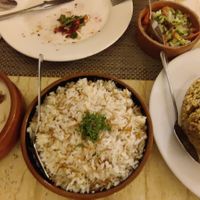 Traditional jordanian dishes made vegan at Jordan Heritage Restaurant - مطعم ارث الاردن in Amman