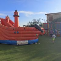 Outside area for children at Bar Gelateria Creperia il Golfo in Porto Torres