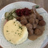 Vegan meatballs  at Meatballs For The People in Stockholm