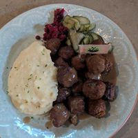 Vegan soy balls at Meatballs For The People in Stockholm
