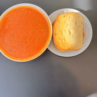 Tomato Soup with Feta,  and Garlic Bread  at IKEA - Iris St in Ottawa