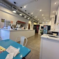 Limited additional countertop seating   at Long Island Dumplings in New York City