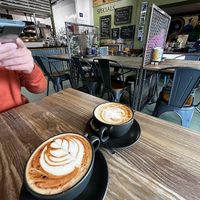 Oat Cappuccinos at Stopio in Narberth