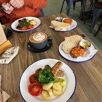 Delicious and substantial vegan breakfast. at Stopio in Narberth
