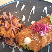 Falafel main at Piperita Patty in Olbia