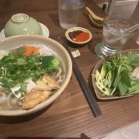 Pho  at Be An Vegetarian Café in Ho Chi Minh City