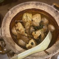 Vegan sausage with tofu and mushrooms  at Be An Vegetarian Café in Ho Chi Minh City
