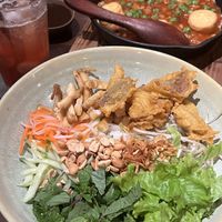   at Be An Vegetarian Café in Ho Chi Minh City