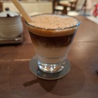 Almond coffee apparently with almond milk at Be An Vegetarian Café in Ho Chi Minh City