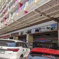 Another view of the front of the centre at Zodani Vegetarian - Maybe closed in Batam