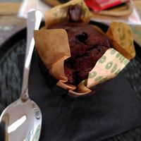 Chocolate muffin (September 2023) at Angola Art Café - Caffi Celf Angola in Aberystwyth
