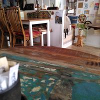 Inside the café (May 2025) at Angola Art Café - Caffi Celf Angola in Aberystwyth