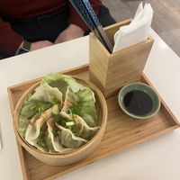 Veg dumplings   at UuDam   in Vienna