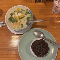 Green Curry  at Charlie and Lek Health Restaurant in Pai