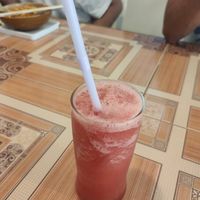 Watermelon and lime juice at Charlie and Lek Health Restaurant in Pai