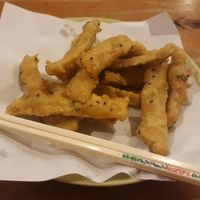 Tofu tempura at Charlie and Lek Health Restaurant in Pai