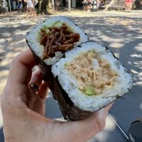 Teriyaki tofu & vegan tuna roll  at Sushi Hub Manly Wharf in Manly