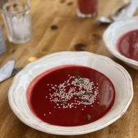 Soup of the day  at Princesa do Castelo in Lisbon