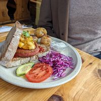 The burger at Princesa do Castelo in Lisbon