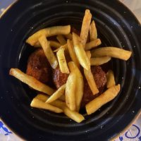 Chickpea Balls with Fries  at Vezuvios - Βεζουβιος in Crete