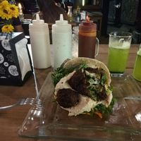 Falafel at Falafel and Friends in Sayulita