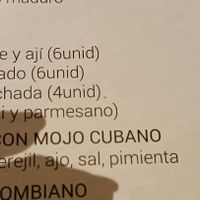 Tostones con verduras & Yuca are vegan at Cuba Bar Albir in Albir