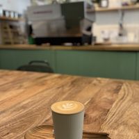 Oat latte  at Selva Coffee in Sevilla