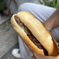 Vegan fish cake banh mi  at Tu Chau Veggie - Vegan Banh mi in Hanoi