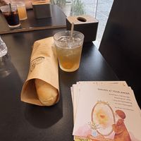 Bahn Mi & kombucha  at Tu Chau Veggie - Vegan Banh mi in Hanoi
