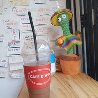 Coffee oat milk at Cafe D'asti seoul in Seoul