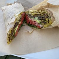 breakfast burrito    at The Plot Express in Carlsbad