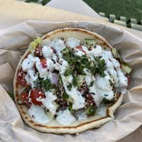 gyro wrap   at The Plot Express in Carlsbad