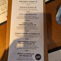 Veganuary Karte L'Osteria #Veganuary at L'Osteria in Jena