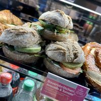 vegan "brötchen"  at Espresso House - HBF in Luebeck