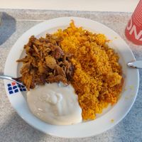 Planted Kebab mit Bulgur (das war überraschend lecker) at Mensa Ernst-Abbe-Platz in Jena