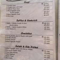 Menu 9  at Smiling Buddha Restaurant in Karangasem