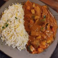 Gemüse Curry at Delhi-Roma Restaurant in Wuppertal