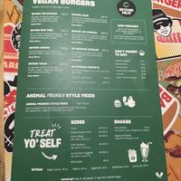 Vegan menu   at Bastard Burgers - Hötorget in Stockholm