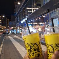Vegan milkshakes (oreo and blueberry) at Bastard Burgers - Hötorget in Stockholm
