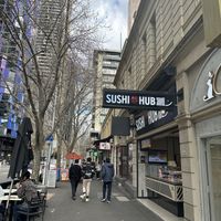 I only took pics of the one near Victoria Market but I did try the Swanston branch too.  at Sushi Hub - Swanston St in Melbourne