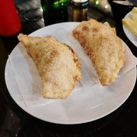 Empanadas at Restaurante Lucky in San Cristobal