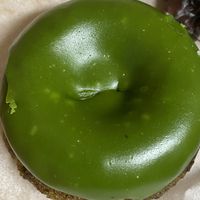 Vegan gluten free matcha doughnut. YUM!   at The Donuttery in Huntington Beach