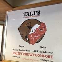 super cute logo!  at Tali's Bagels & Schmear in Honolulu