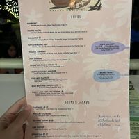 Dinner menu  at Lava Lava Beach Club in Waikoloa