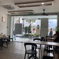 Interior. Modern but cold   at Blackball in Penang