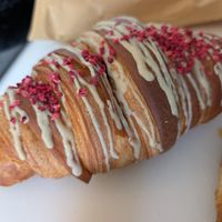 HUGE raspberry croissant at BEK in Southampton