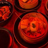 Truffle mushroom gyosa and Korean mushroom Bao   at Asia Connection Porto in Porto